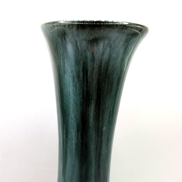 Vintage Blue Mountain Pottery BMP Blue/Green Drip Glaze 8" Retro MCM Vase VGC - Picture 4 of 6